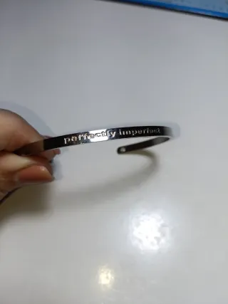 Reloj y brazalete plateado bijoux Brigitte