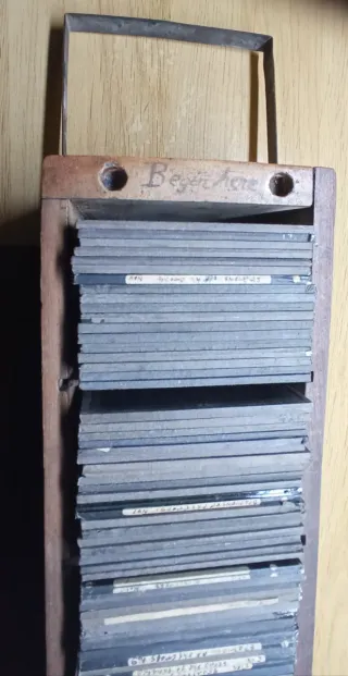 Cristales Linterna Mágica Antiguos