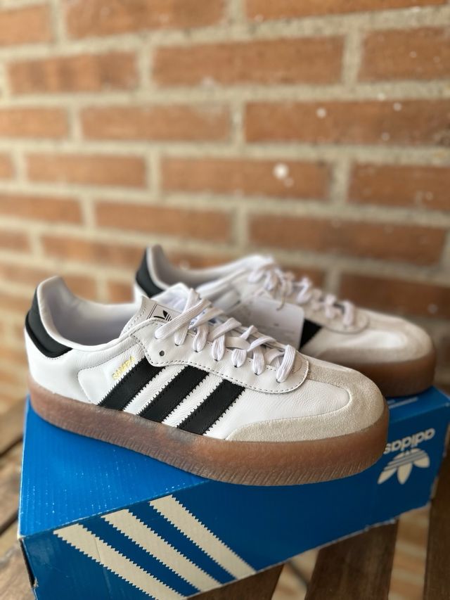 Zapatillas Adidas Samba Blancas y Negras