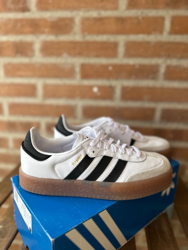 Zapatillas Adidas Samba Blancas y Negras