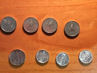 8 Monete Ceche Koruna Haler Collezione