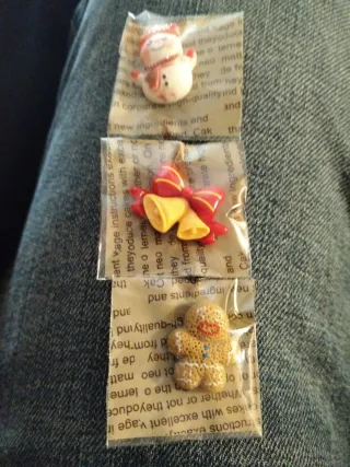 Imanes Natalizi (Uomo di Neve, Campane, Zenzero)