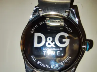 Orologio D&G in acciaio