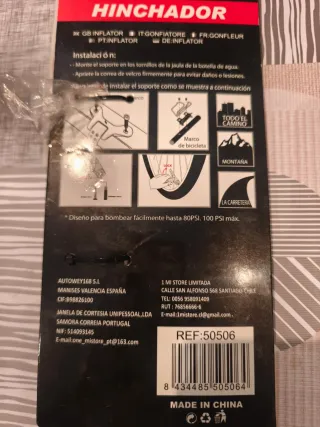 Hinchador de mano 1MI STORE 100 PSI