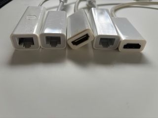 Adaptadores Thunderbolt a HDMI / RJ45 Apple