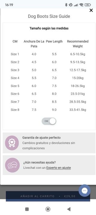 Botas para perro nuevas - Antideslizantes