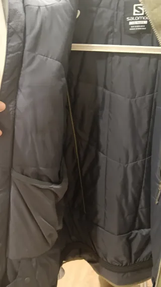 Chaqueta de esquí Salomon Verde