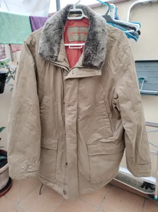 Chaquetón beige hombre XL