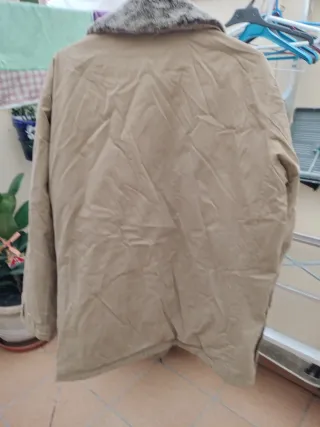 Chaquetón beige hombre XL