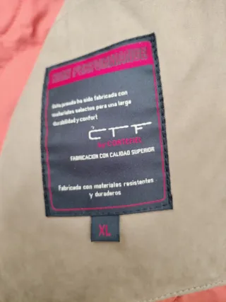 Chaquetón beige hombre XL