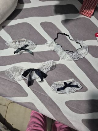 Kit Carnevale Cameriera 4 Pezzi