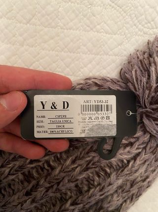 Cappello donna Y&D con pompon