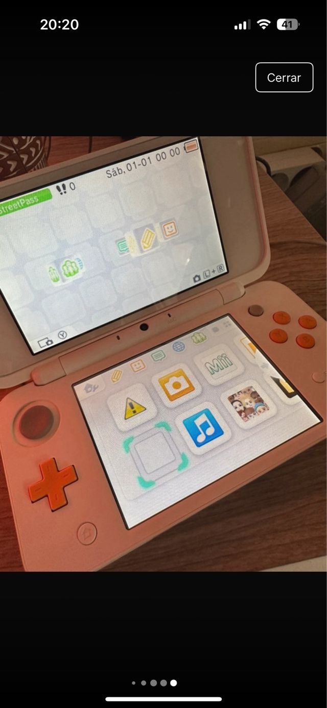 Nintendo 3DS Blanca con funda y juegos