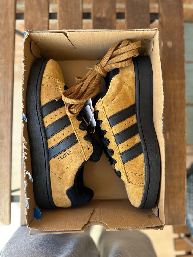Zapatillas Adidas Campus Marrones y Negras