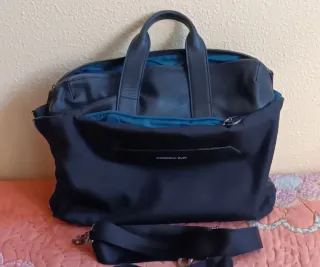 Bolso Maleta Mandarina Duck Negro