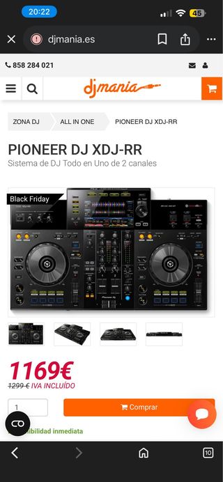 Controladora DJ Pioneer XDJ-RR