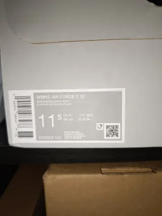 Nike Air Force 1 07 Blancas Talla 44