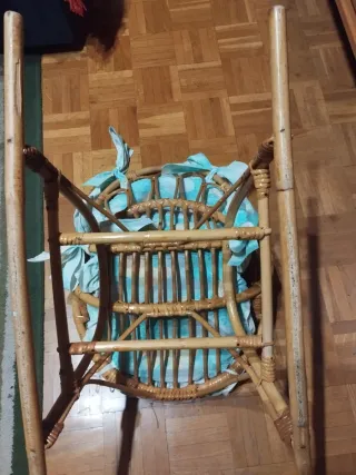 Mecedora mimbre niño