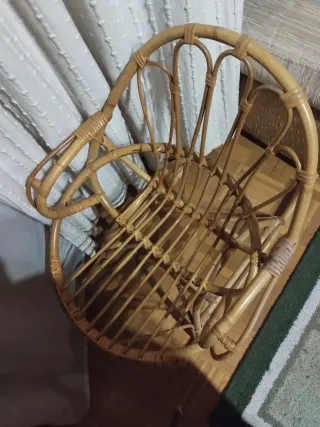 Mecedora mimbre niño