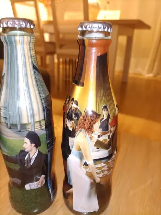 Bottiglie Coca-Cola decorate in edizione limitata dal Belgio