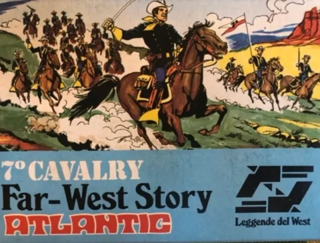 Lotto 12 Soldatini Atlantic 1/72 H0 7° Cavalry