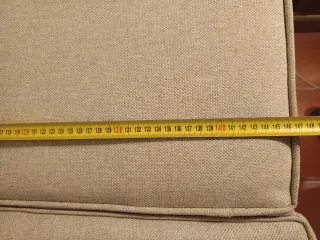 Sillón para cama balinesa beige