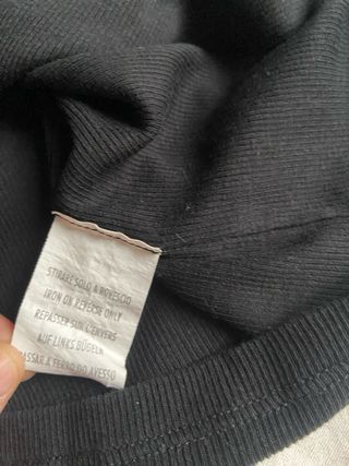 Top nero vintage y2k fairy urban glam cottage