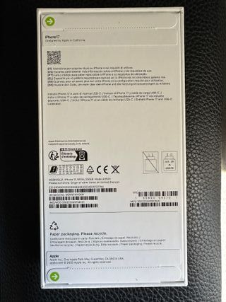 iPhone 17 256gb Argento Bianco Nuovo