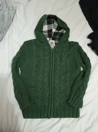 Chaqueta Sfera niño forro cuadros T. 4-5