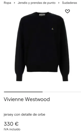 Sudadera Vivienne Westwood Negra