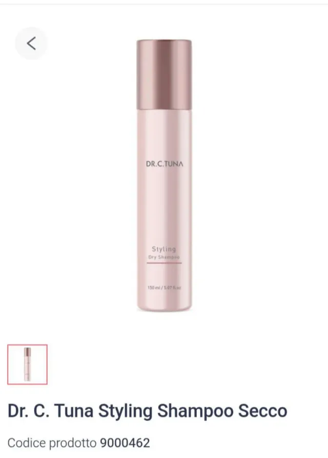 Dr. C. Tuna Styling Shampoo Secco