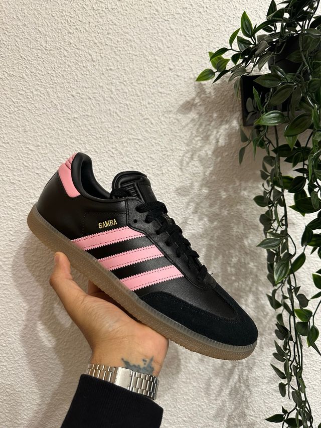 Zapatillas Adidas Samba Negras y Rosas