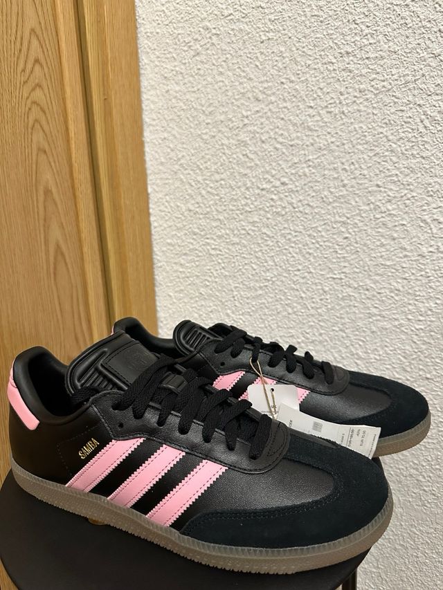 Zapatillas Adidas Samba Negras y Rosas