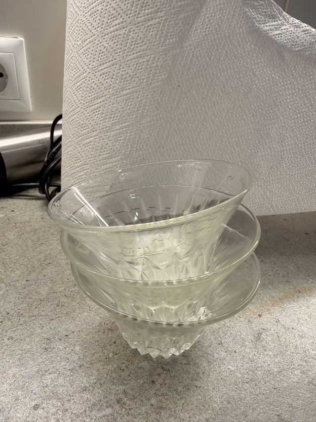 Lote 3 Vasos Postre Duralex Cristal