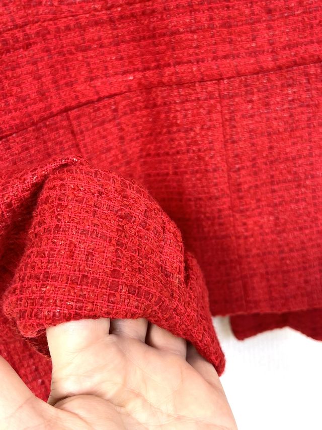 Chaqueta Zara Tweed Estilo Chanel Talla M