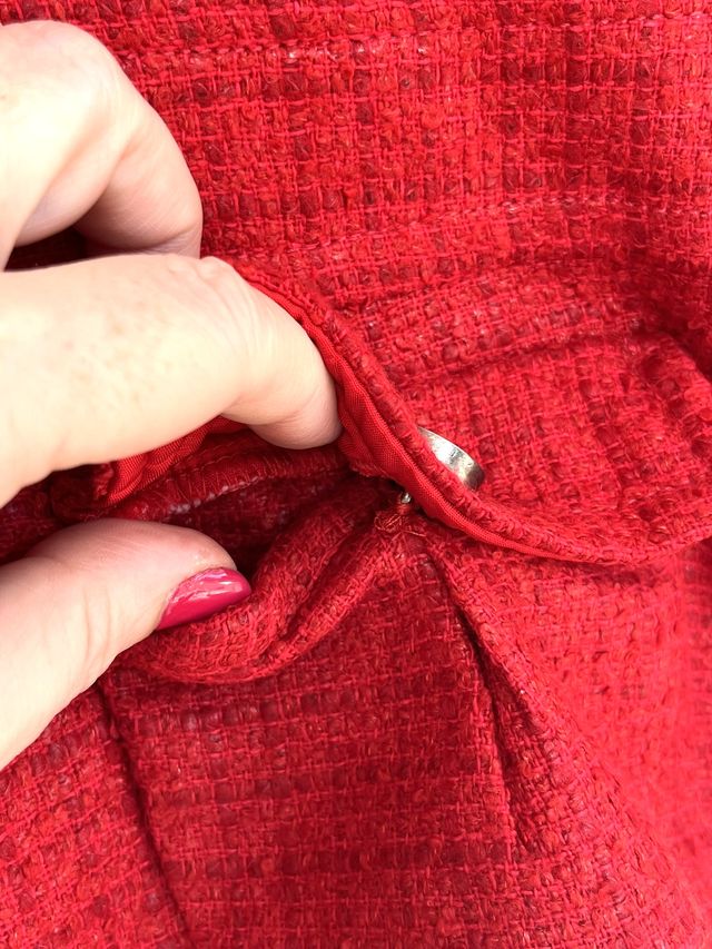 Chaqueta Zara Tweed Estilo Chanel Talla M