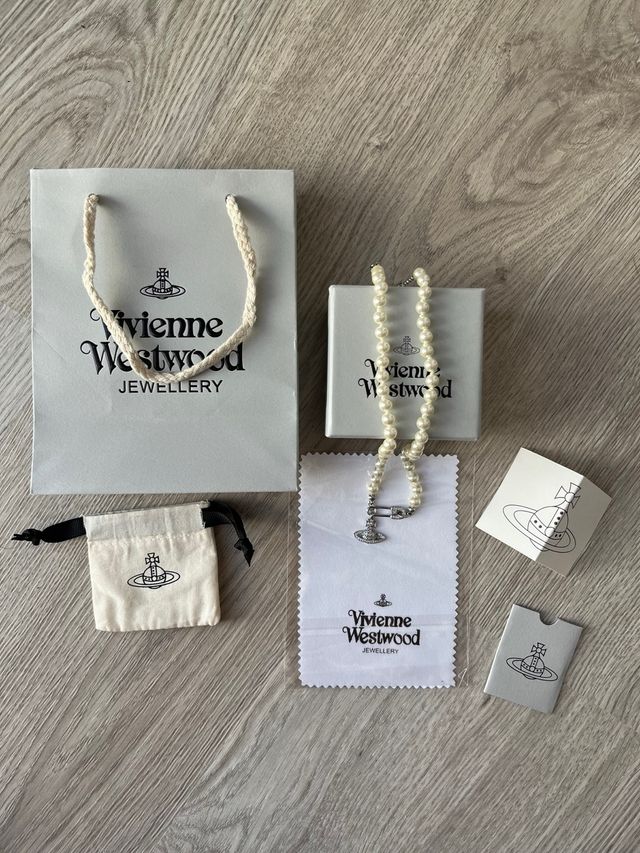 Collar Perlas Plata Vivienne Westwood