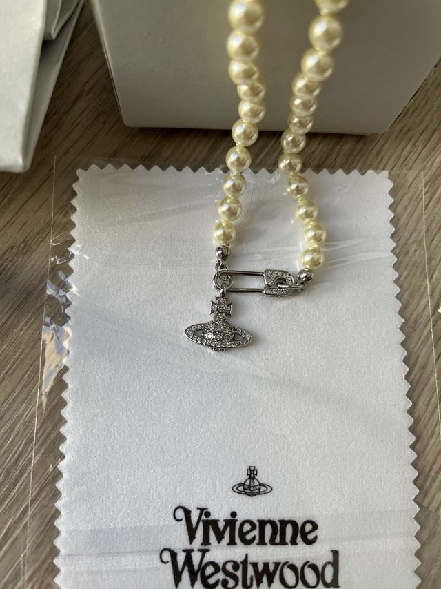 Collar Perlas Plata Vivienne Westwood