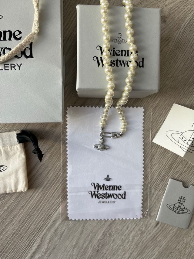 Collar Perlas Plata Vivienne Westwood