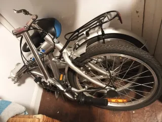 Bicicleta Plegable Plata
