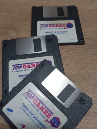 Simon the Sorcerer PC Disquetes TODO ORIGINAL