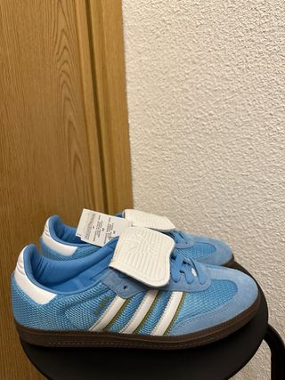 Zapatillas Adidas Samba Azul y Blanco