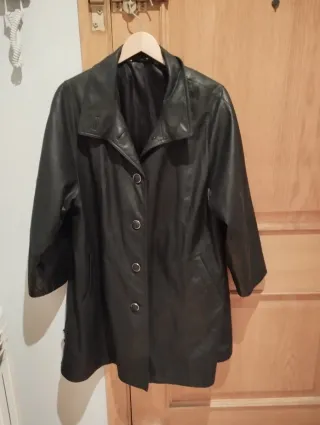 Chaqueta de cuero C&A mujer Talla L