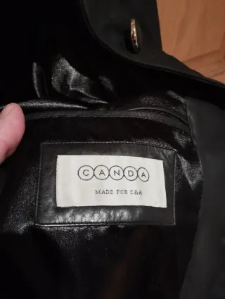 Chaqueta de cuero C&A mujer Talla L