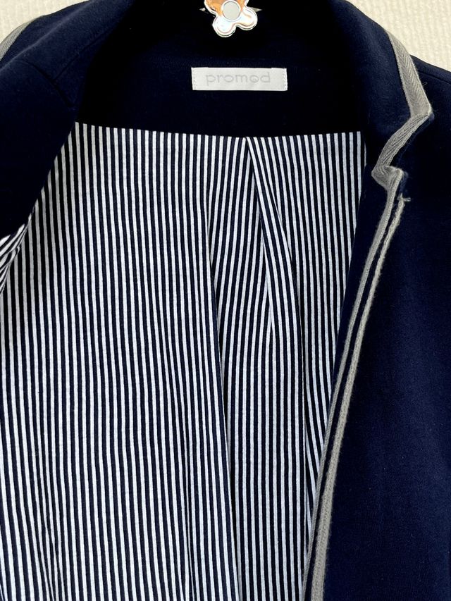 Americana azul marino PROMOD elegante