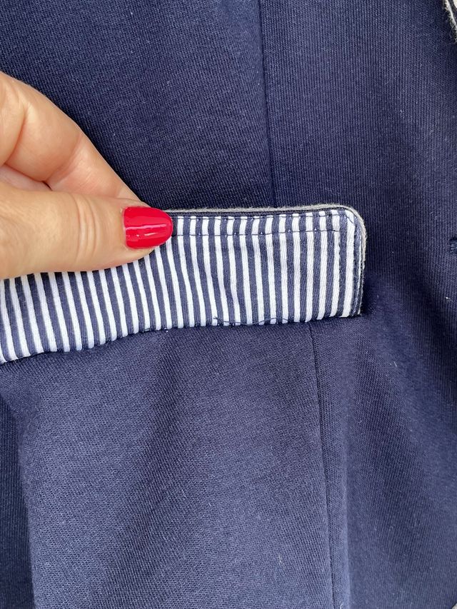 Americana azul marino PROMOD elegante