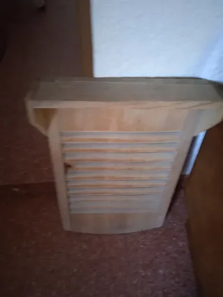 Tabla de lavar madera antigua