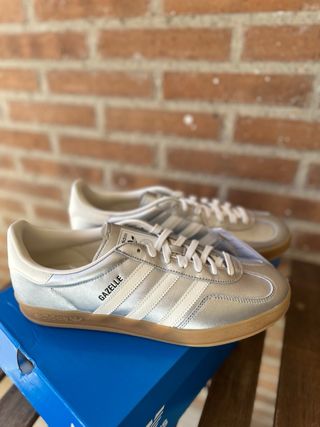 Zapatillas Adidas Gazelle Plata