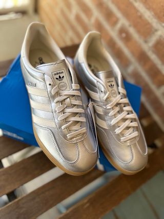 Zapatillas Adidas Gazelle Plata