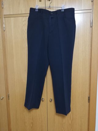 Pantalón de traje azul